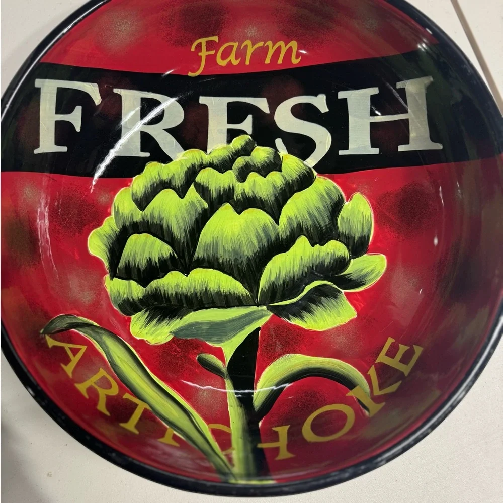 Certified International Farm Fresh Artichoke Bowl – Jennifer Brinley – 12”